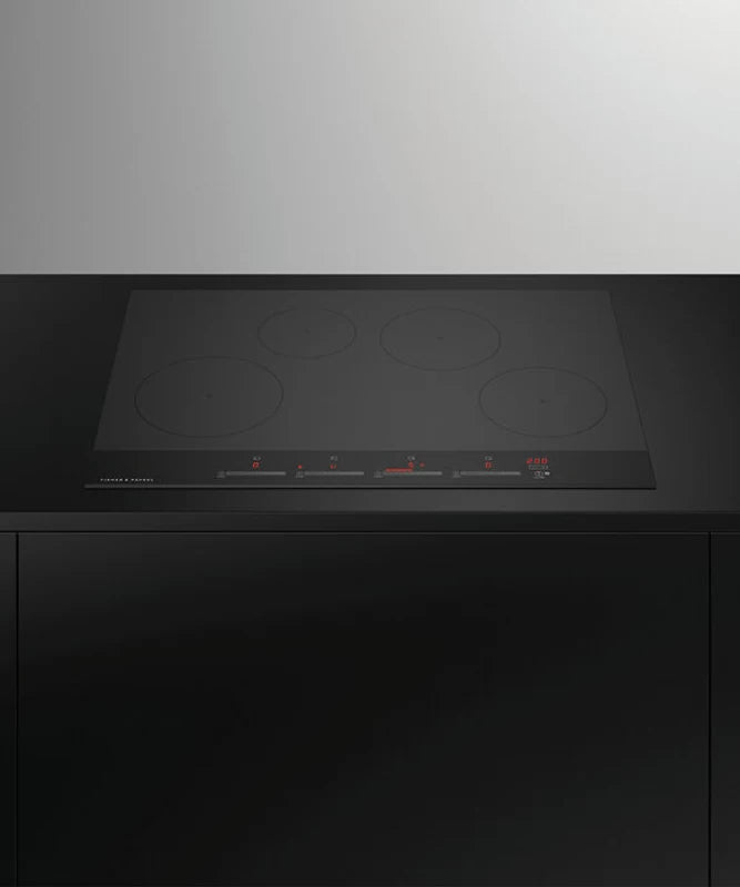 Fisher Paykel Induction Cooktop, 30", 4 Zones - Black Glass (CI304DTB4)