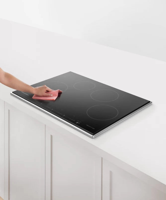 Fisher Paykel Induction Cooktop, 30", 4 Zones - Black Glass (CI304PTX4)