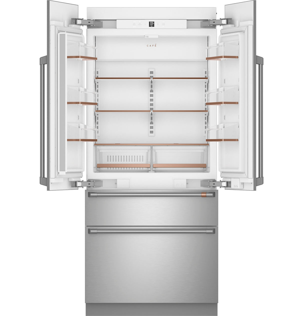 CAFE Caf? 36" Integrated French-door Refrigerator - Stainless Steel (CIP36NP2VS1)