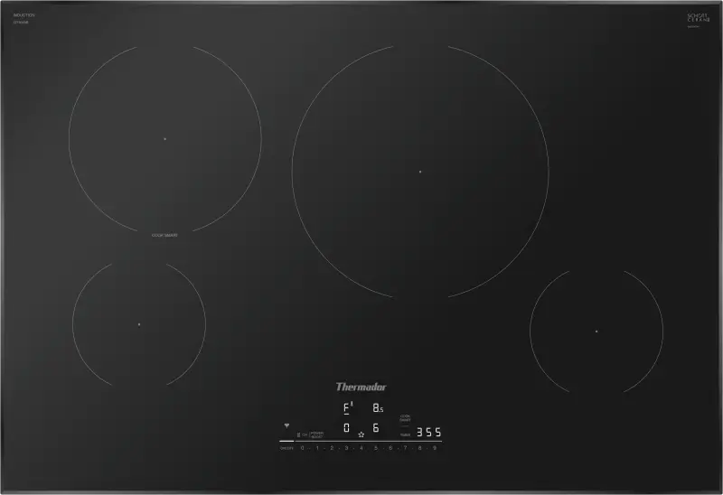 Thermador 30" Heritage Induction Cooktop, Black, Frameless, HC - Black (CIT304BB)