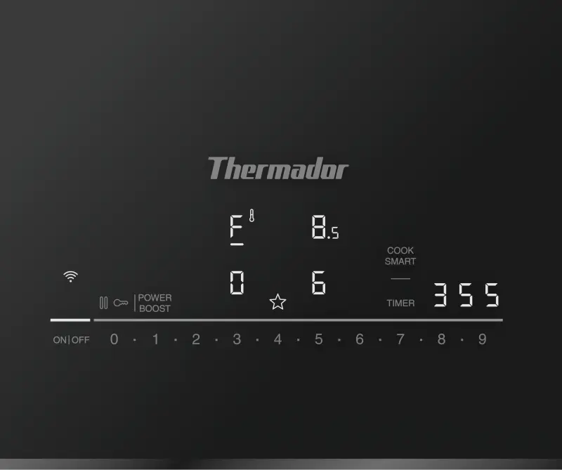 Thermador 30" Heritage Induction Cooktop, Black, Frameless, HC - Black (CIT304BB)