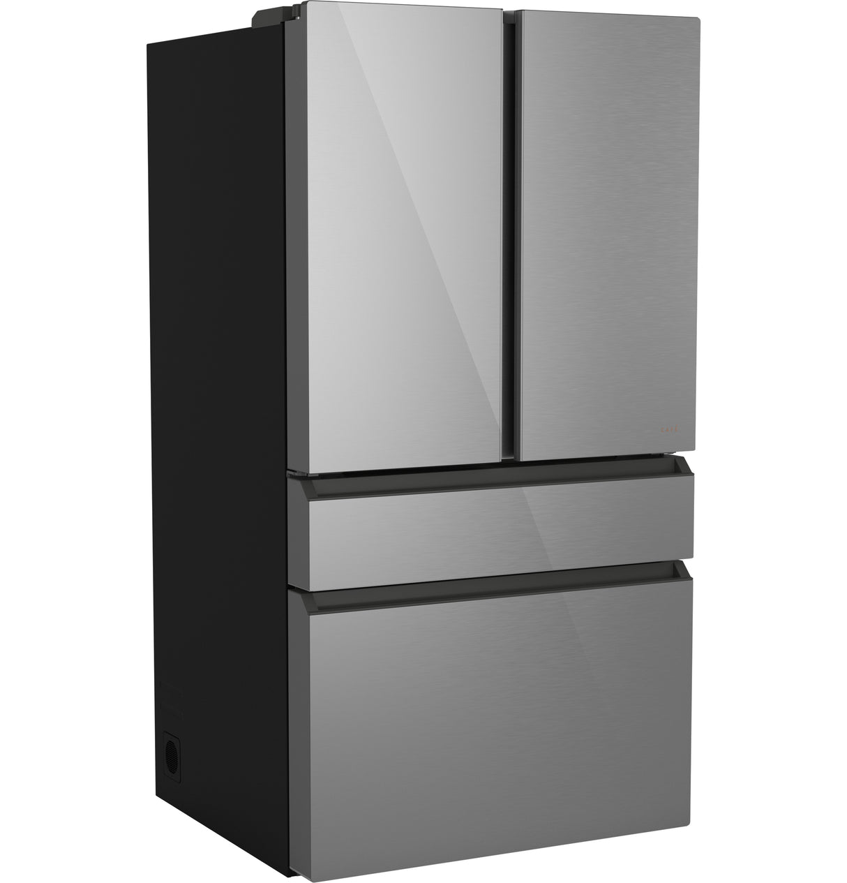 CAFE Caf? 23.2 Cu. Ft. Smart Counter-depth 4-door French-door Refrigerator In Platinum Glass With Dual-dispense Autofill Pitcher - Platinum Glass (CJE23DM5WS5)