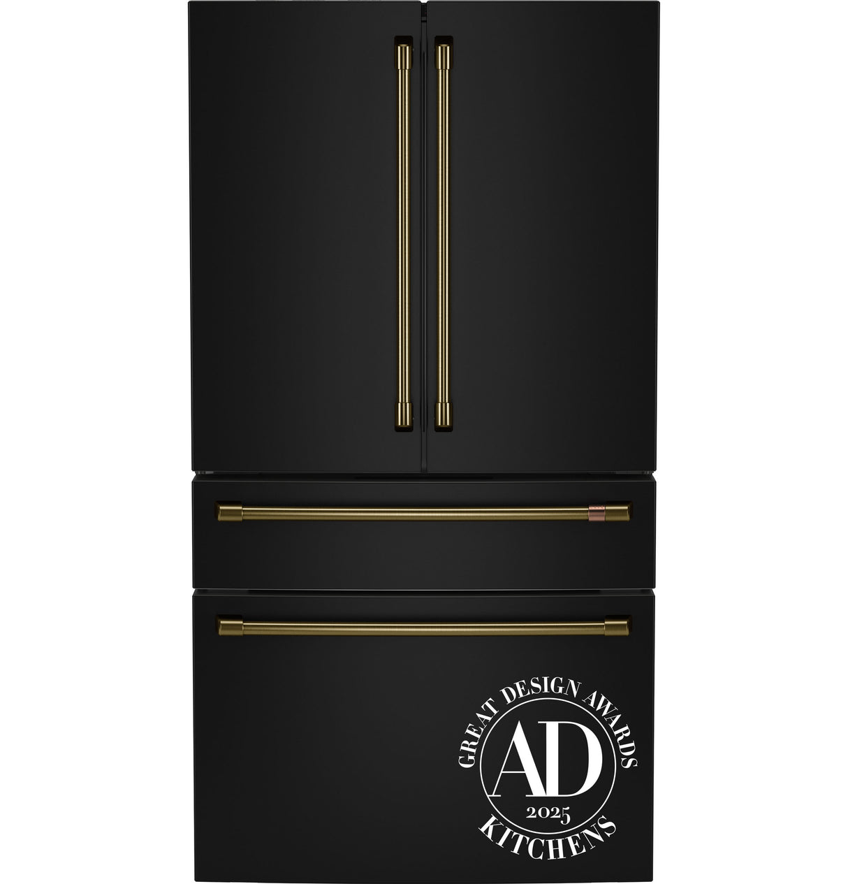 CAFE Caf? 23.2 Cu. Ft. Smart Counter-depth 4-door French-door Refrigerator With Dual-dispense Autofill Pitcher - Matte Black (CJE23DP3WD1)