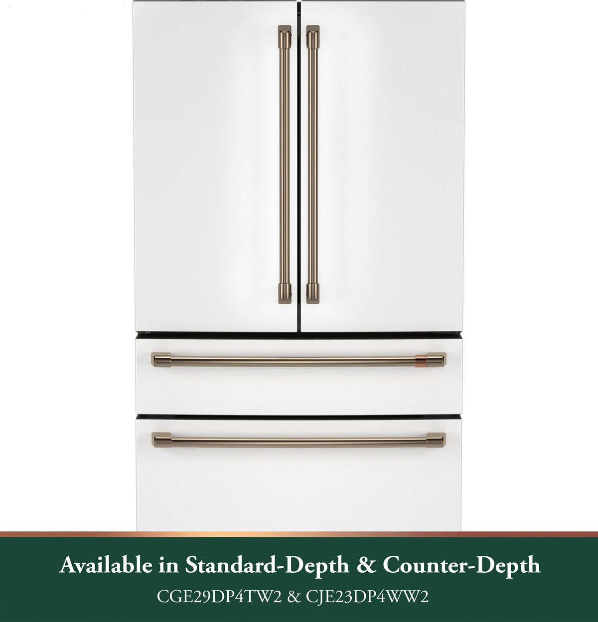 CAFE Caf? 23.2 Cu. Ft. Smart Counter-depth 4-door French-door Refrigerator With Dual-dispense Autofill Pitcher - Matte White (CJE23DP4WW2)