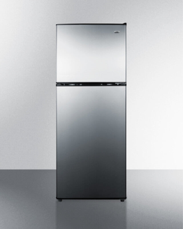 SUMMIT 22" Wide Refrigerator-Freezer - Stainless Steel (CP972SS)