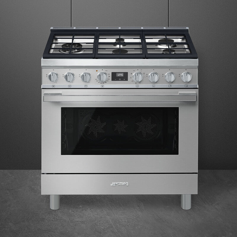 Smeg Range Portofino - Stainless steel (CPF36UGMX)