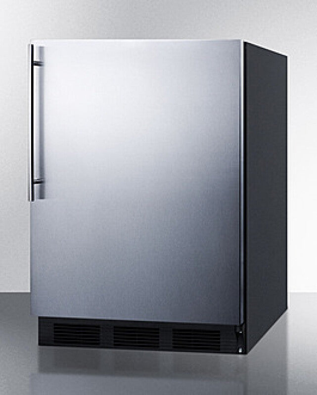 SUMMIT 24" Wide Refrigerator-Freezer - White (CT663BKSSHV)