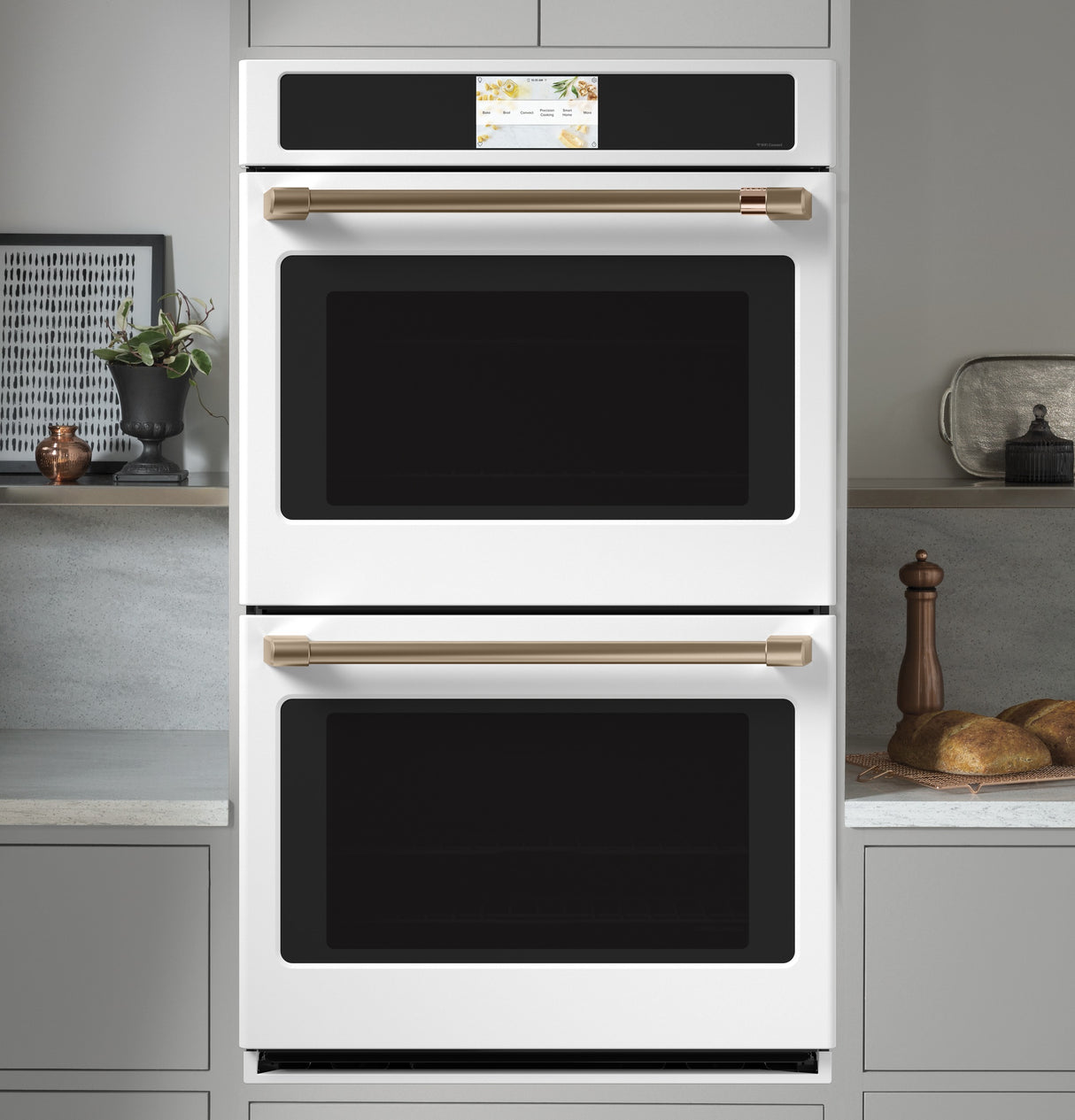CAFE Caf? Professional Series 30" Smart Built-in Convection Double Wall Oven - Matte White (CTD90DP4NW2)