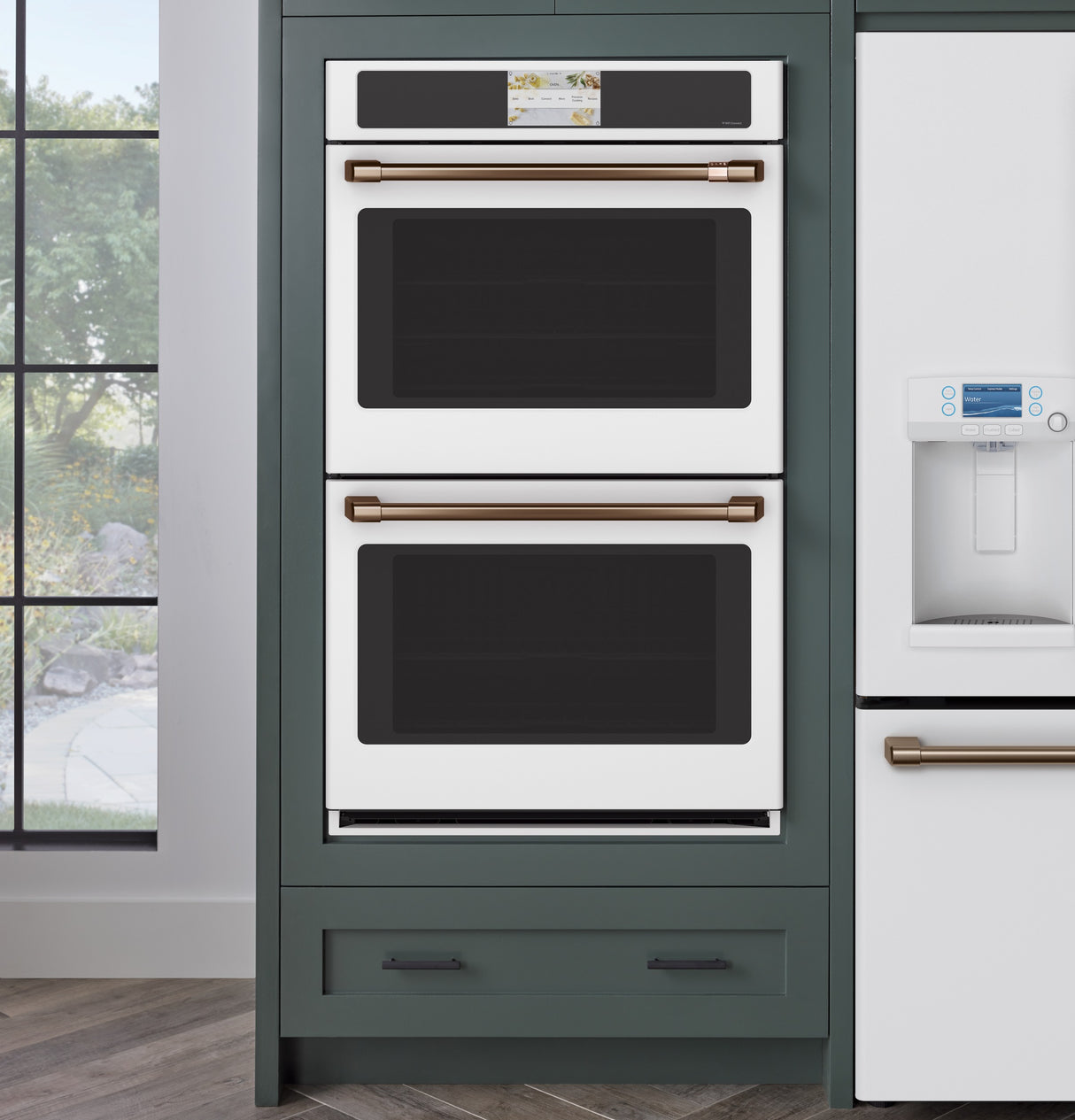 CAFE Caf? Professional Series 30" Smart Built-in Convection Double Wall Oven - Matte White (CTD90DP4NW2)