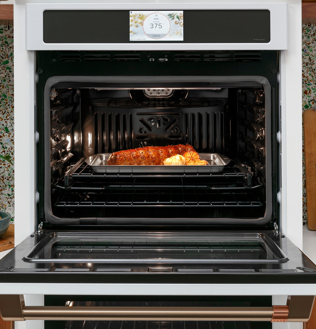 CAFE Caf? Professional Series 30" Smart Built-in Convection Double Wall Oven - Matte White (CTD90DP4NW2)