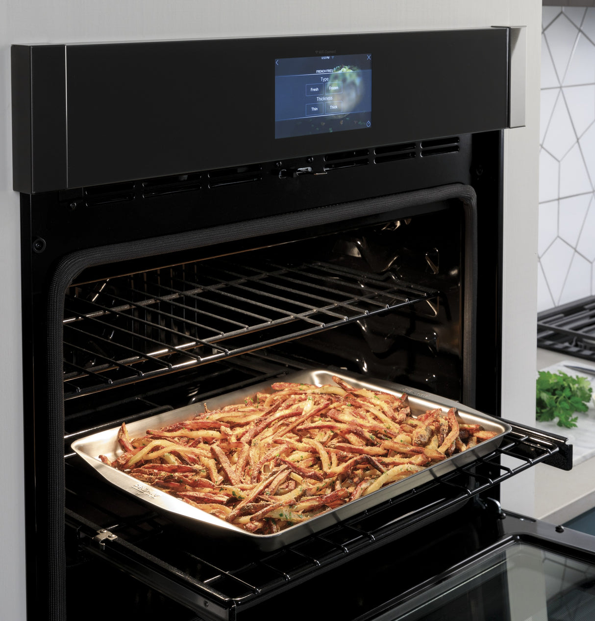 CAFE Caf? Professional Series 30" Smart Built-in Convection French-door Double Wall Oven - Matte White (CTD90FP4NW2)