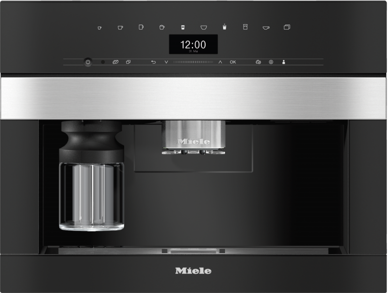 Miele Built-in coffee machine with DirectWater - Clean Touch Steel (CVA7445CTS)