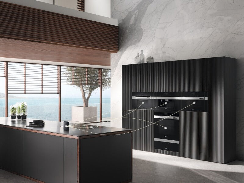 Miele Built-in coffee machine with DirectWater - Clean Touch Steel (CVA7845CTS)