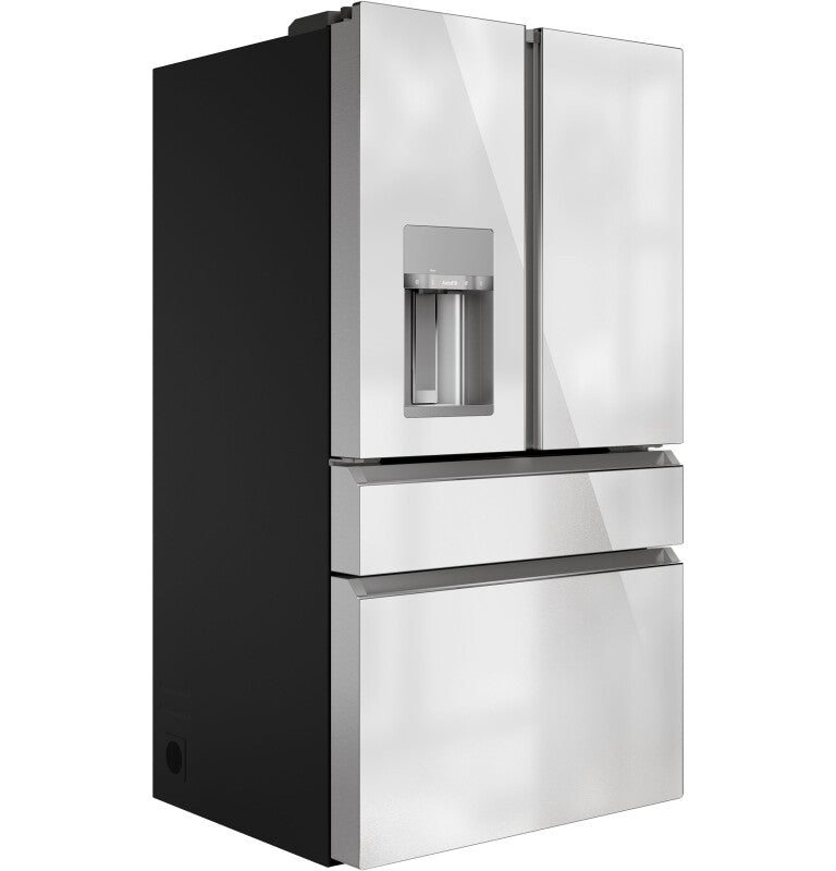 CAFE Caf? 27.8 Cu. Ft. Smart 4-door French-door Refrigerator In Platinum Glass - Platinum Glass (CVE28DM5NS5)