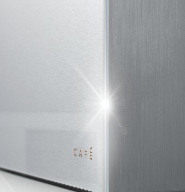 CAFE Caf? 27.8 Cu. Ft. Smart 4-door French-door Refrigerator In Platinum Glass - Platinum Glass (CVE28DM5NS5)