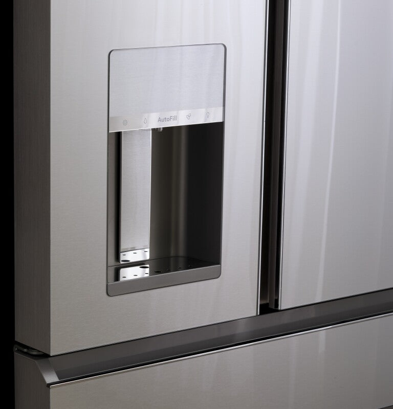 CAFE Caf? 27.8 Cu. Ft. Smart 4-door French-door Refrigerator In Platinum Glass - Platinum Glass (CVE28DM5NS5)
