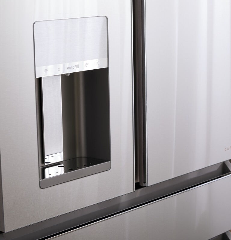 CAFE Caf? 27.8 Cu. Ft. Smart 4-door French-door Refrigerator In Platinum Glass - Platinum Glass (CVE28DM5NS5)