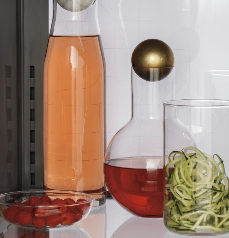CAFE Caf? 27.8 Cu. Ft. Smart 4-door French-door Refrigerator In Platinum Glass - Platinum Glass (CVE28DM5NS5)