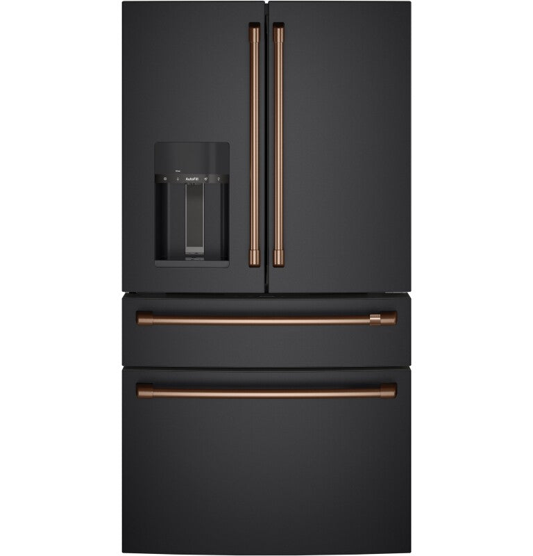 CAFE Caf? 27.8 Cu. Ft. Smart 4-door French-door Refrigerator - Matte Black (CVE28DP3ND1)