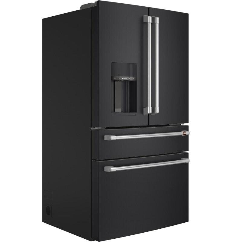 CAFE Caf? 27.8 Cu. Ft. Smart 4-door French-door Refrigerator - Matte Black (CVE28DP3ND1)