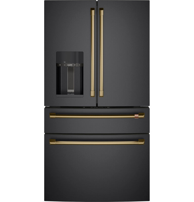 CAFE Caf? 27.8 Cu. Ft. Smart 4-door French-door Refrigerator - Matte Black (CVE28DP3ND1)