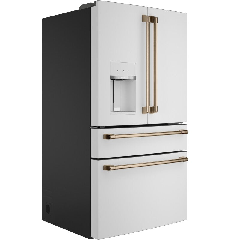 CAFE Caf? 27.8 Cu. Ft. Smart 4-door French-door Refrigerator - Matte White (CVE28DP4NW2)