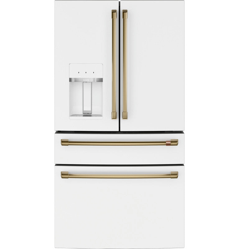 CAFE Caf? 27.8 Cu. Ft. Smart 4-door French-door Refrigerator - Matte White (CVE28DP4NW2)