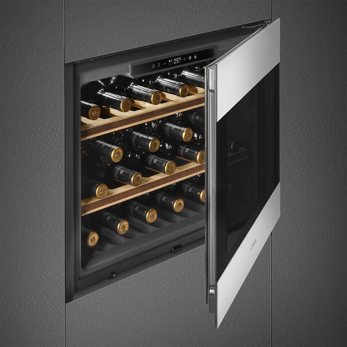 SMEG Wine coolers Classic - Stainless Steel (CVIU321X1)