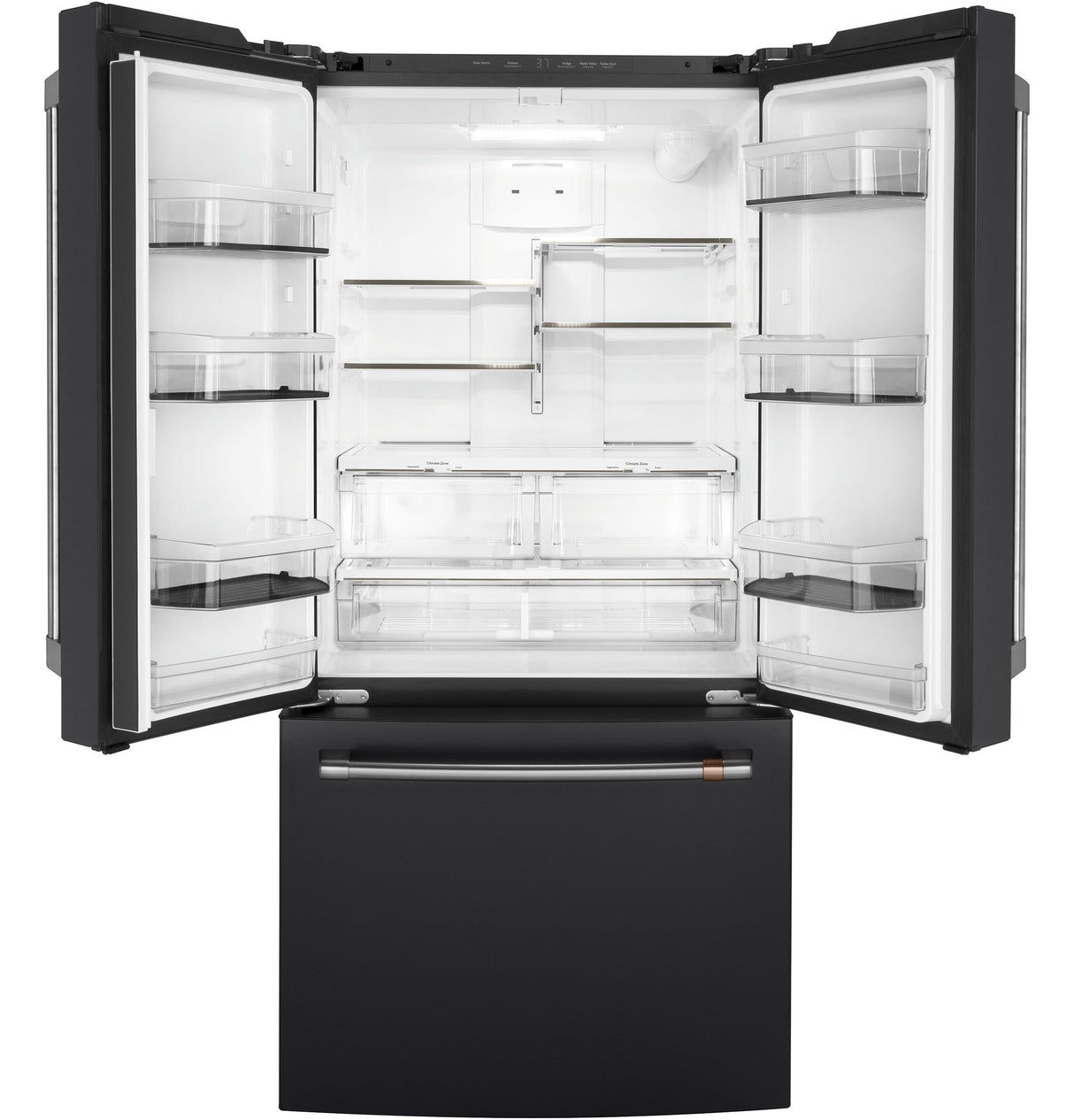 CAFE Caf? 18.6 Cu. Ft. Counter-depth French-door Refrigerator - Matte Black (CWE19SP3ND1)