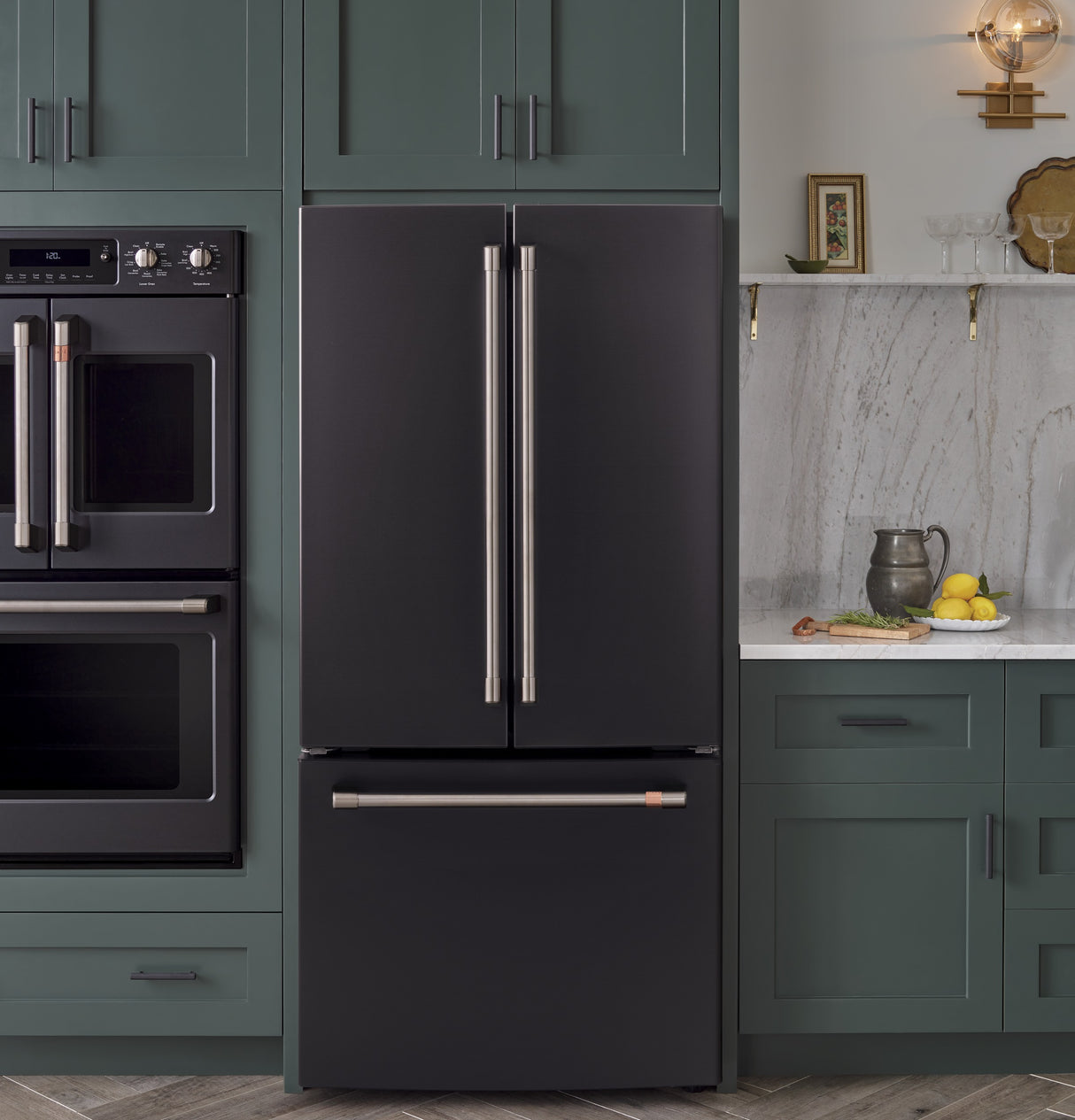 CAFE Caf? 18.6 Cu. Ft. Counter-depth French-door Refrigerator - Matte Black (CWE19SP3ND1)
