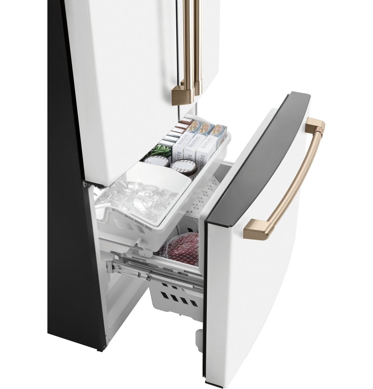 CAFE Caf? 18.6 Cu. Ft. Counter-depth French-door Refrigerator - Matte White (CWE19SP4NW2)