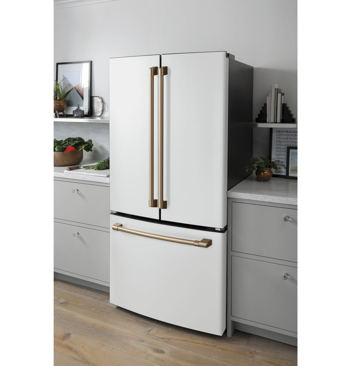 CAFE Caf? 18.6 Cu. Ft. Counter-depth French-door Refrigerator - Matte White (CWE19SP4NW2)