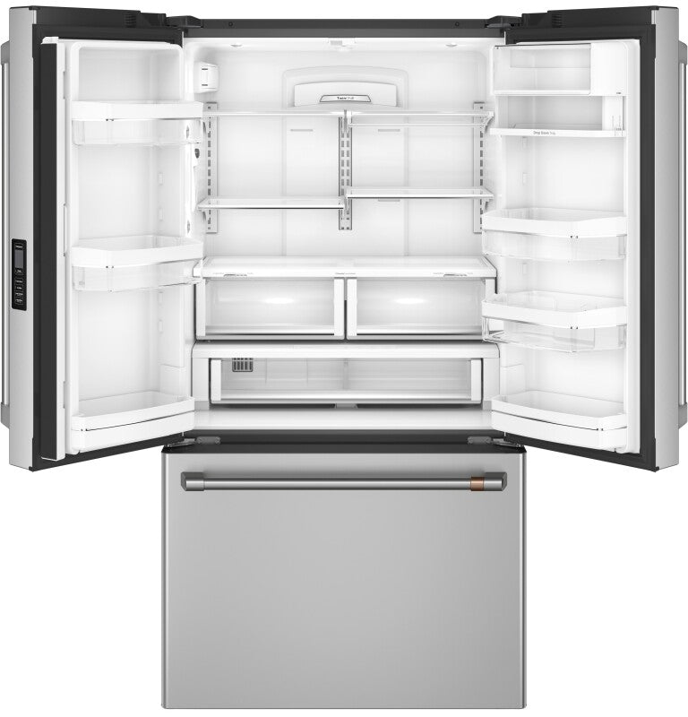 CAFE Caf? 23.1 Cu. Ft. Smart Counter-depth French-door Refrigerator - Stainless Steel (CWE23SP2MS1)