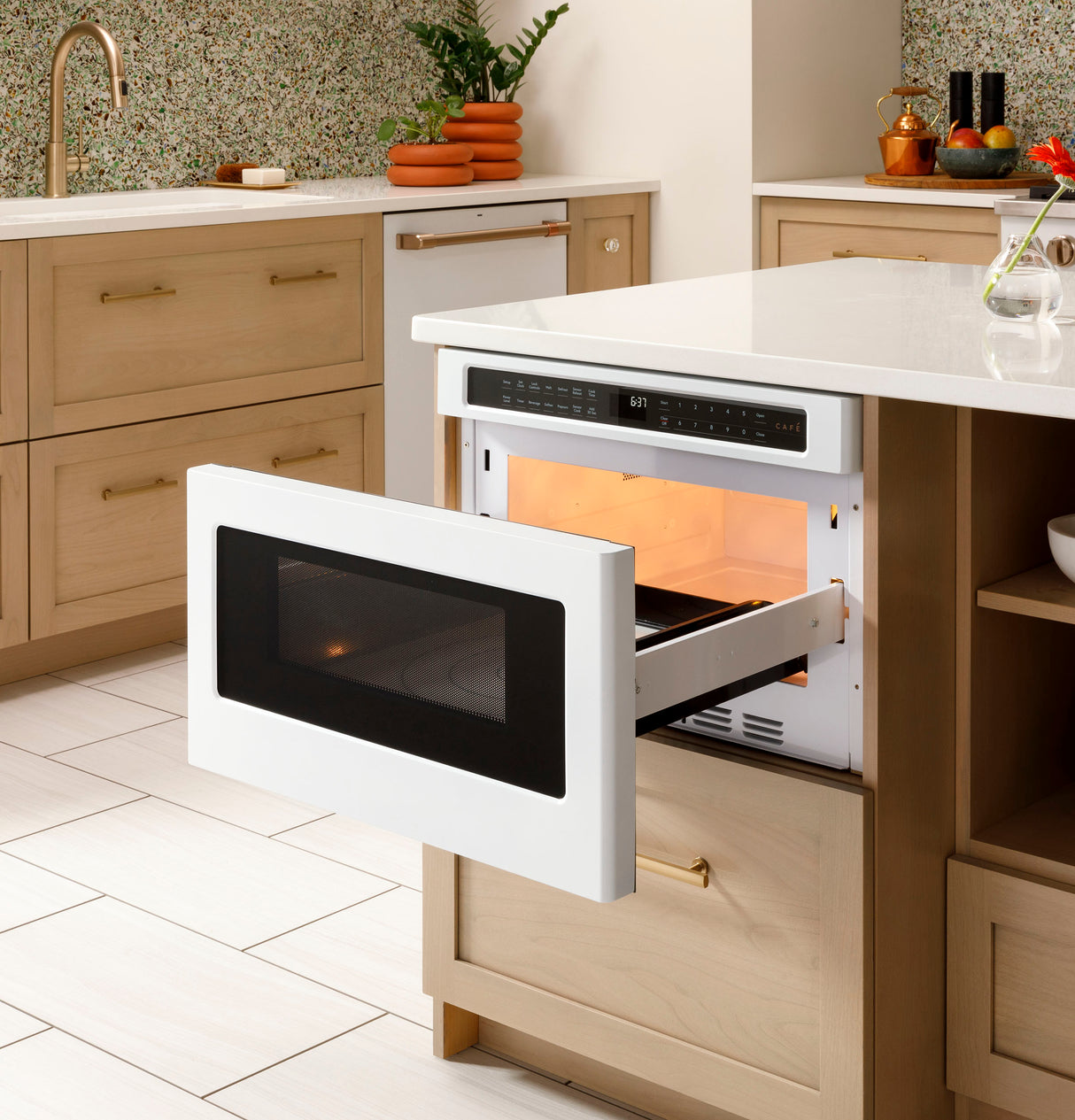 CAFE Caf? Built-in Microwave Drawer Oven - Matte Black (CWL112P3RD5)