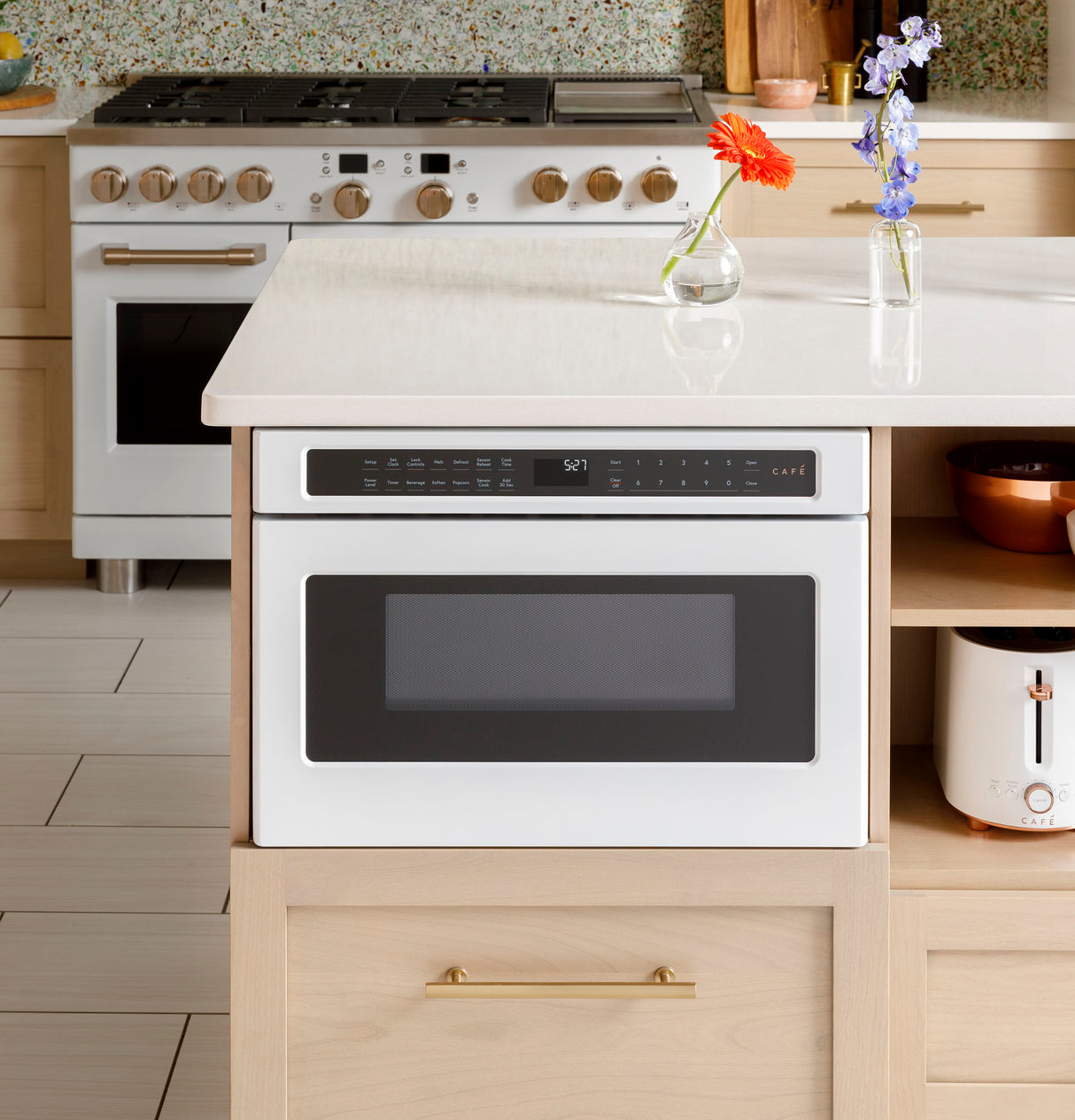 CAFE Caf? Built-in Microwave Drawer Oven - Matte White (CWL112P4RW5)