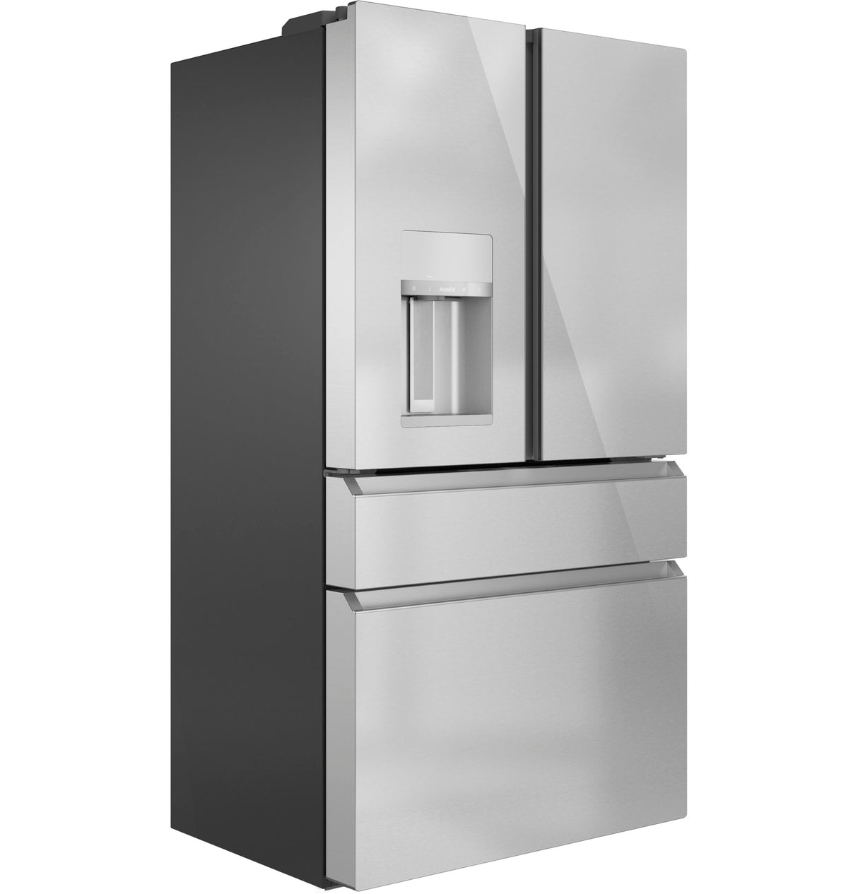CAFE Caf? 22.3 Cu. Ft. Smart Counter-depth 4-door French-door Refrigerator In Platinum Glass - Platinum Glass (CXE22DM5PS5)