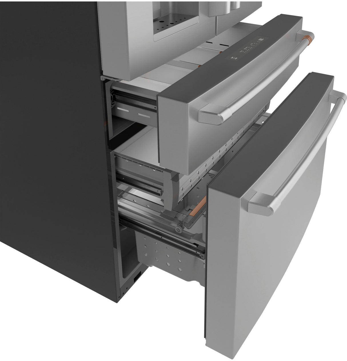 CAFE Caf? 22.3 Cu. Ft. Smart Counter-depth 4-door French-door Refrigerator - Stainless Steel (CXE22DP2PS1)