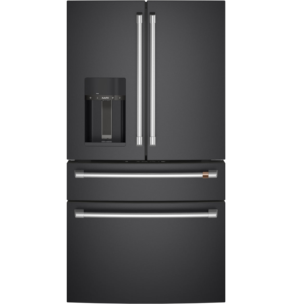 CAFE Caf? 22.3 Cu. Ft. Smart Counter-depth 4-door French-door Refrigerator - Matte Black (CXE22DP3PD1)