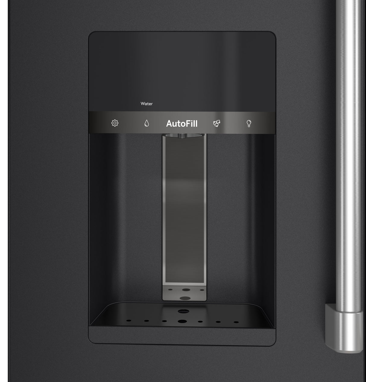 CAFE Caf? 22.3 Cu. Ft. Smart Counter-depth 4-door French-door Refrigerator - Matte Black (CXE22DP3PD1)