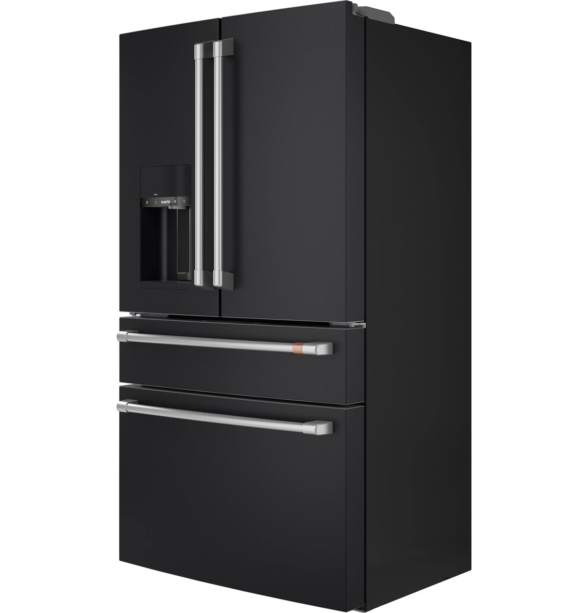 CAFE Caf? 22.3 Cu. Ft. Smart Counter-depth 4-door French-door Refrigerator - Matte Black (CXE22DP3PD1)