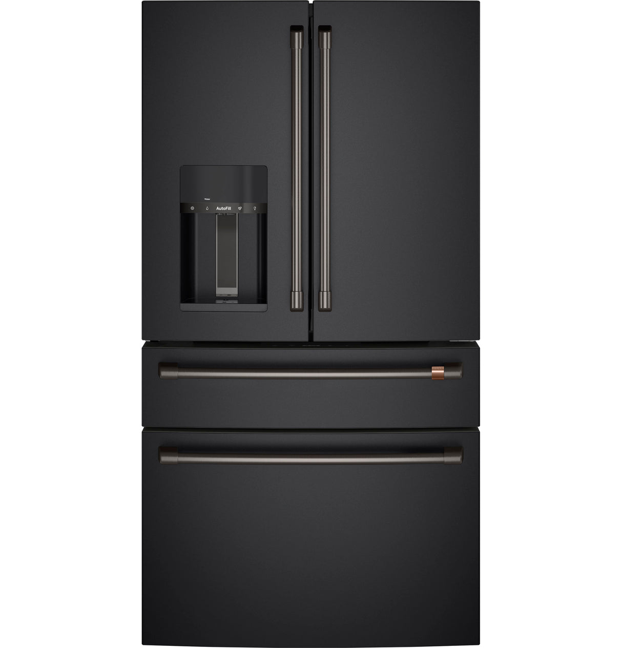 CAFE Caf? 22.3 Cu. Ft. Smart Counter-depth 4-door French-door Refrigerator - Matte Black (CXE22DP3PD1)