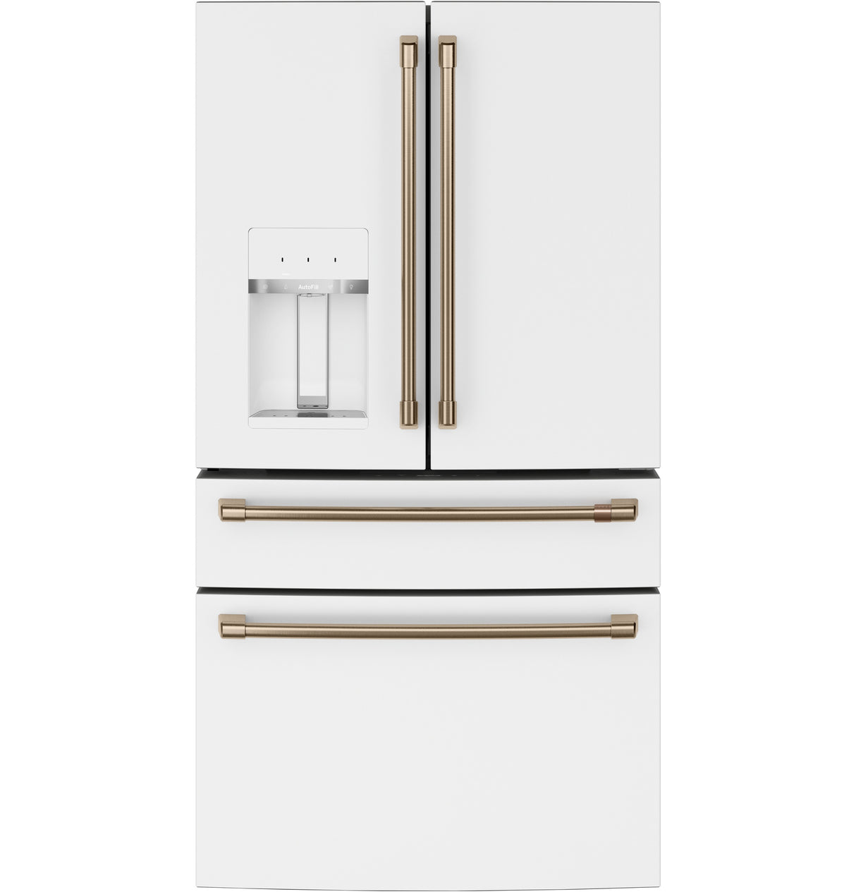 CAFE Caf? 22.3 Cu. Ft. Smart Counter-depth 4-door French-door Refrigerator - Matte White (CXE22DP4PW2)