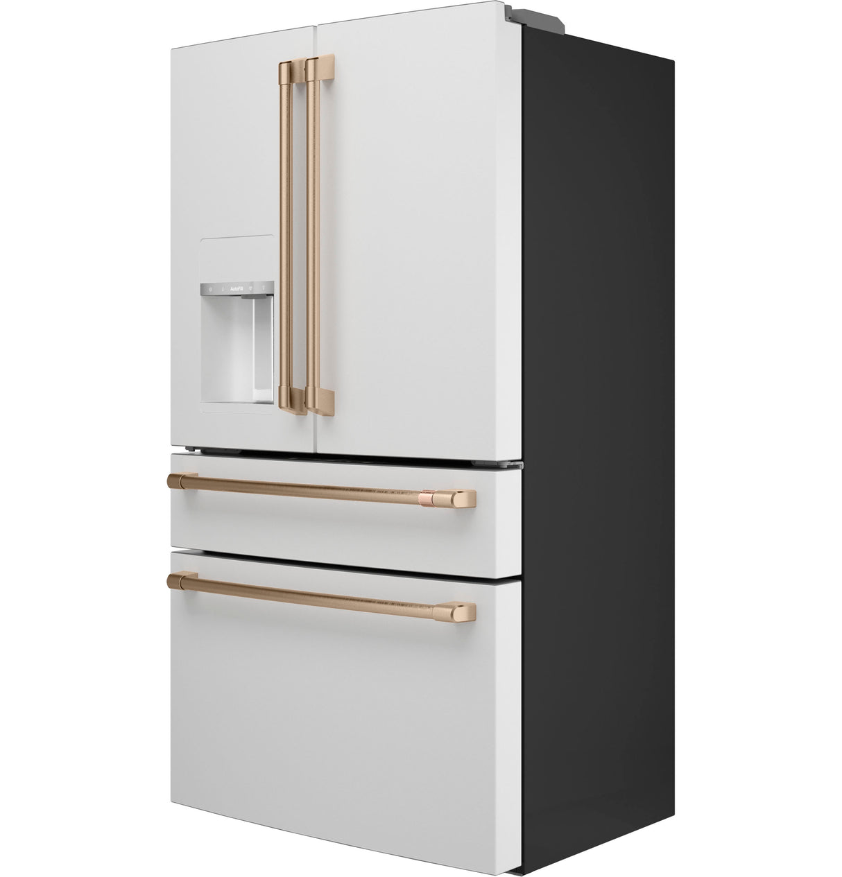 CAFE Caf? 22.3 Cu. Ft. Smart Counter-depth 4-door French-door Refrigerator - Matte White (CXE22DP4PW2)