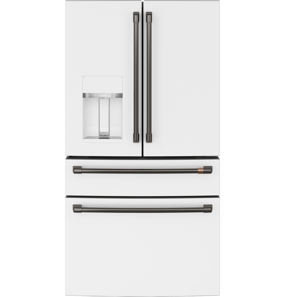 CAFE Caf? 22.3 Cu. Ft. Smart Counter-depth 4-door French-door Refrigerator - Matte White (CXE22DP4PW2)