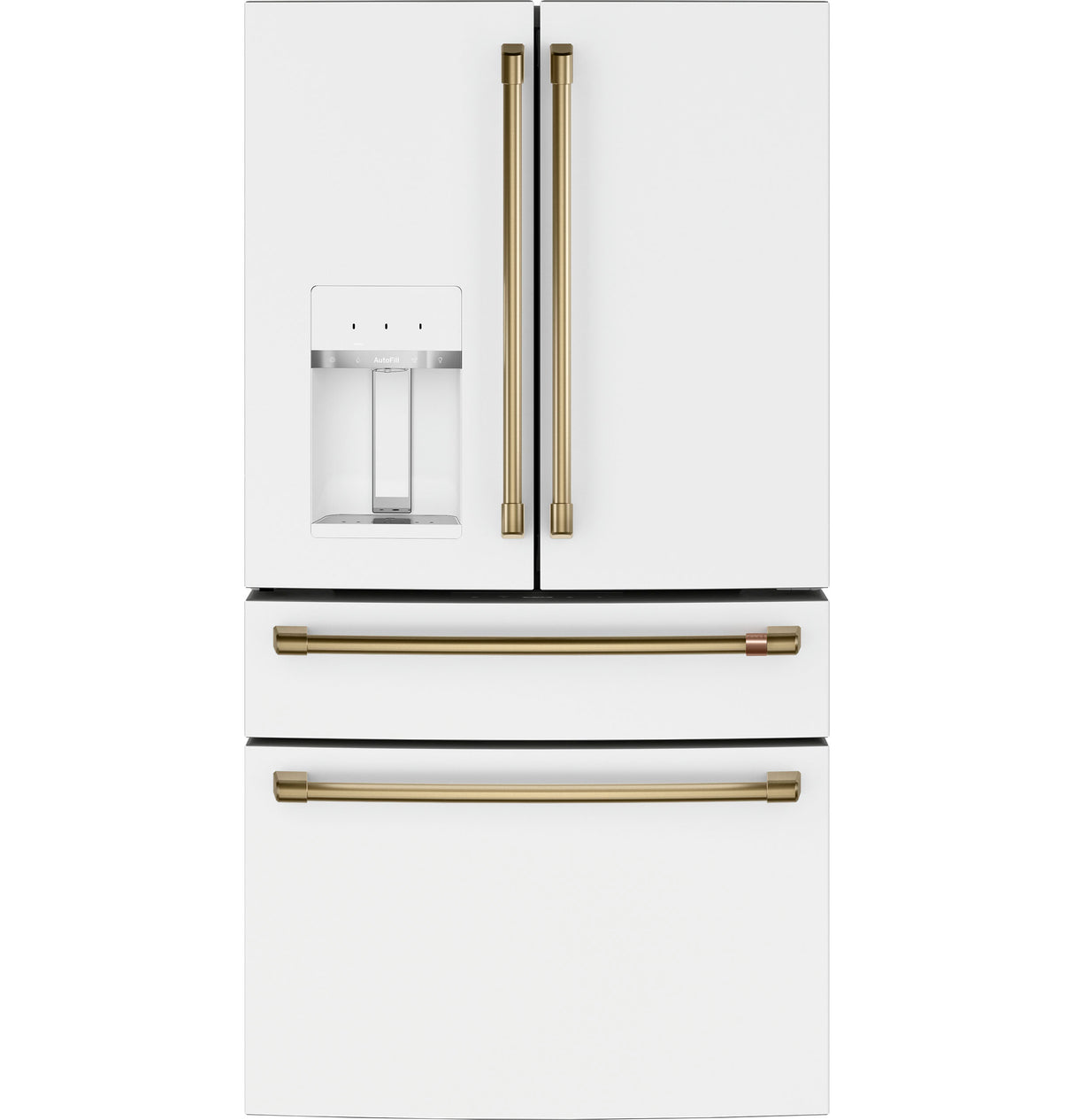 CAFE Caf? 22.3 Cu. Ft. Smart Counter-depth 4-door French-door Refrigerator - Matte White (CXE22DP4PW2)
