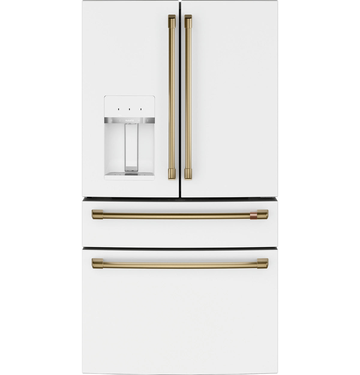 CAFE Caf? 22.3 Cu. Ft. Smart Counter-depth 4-door French-door Refrigerator - Matte White (CXE22DP4PW2)