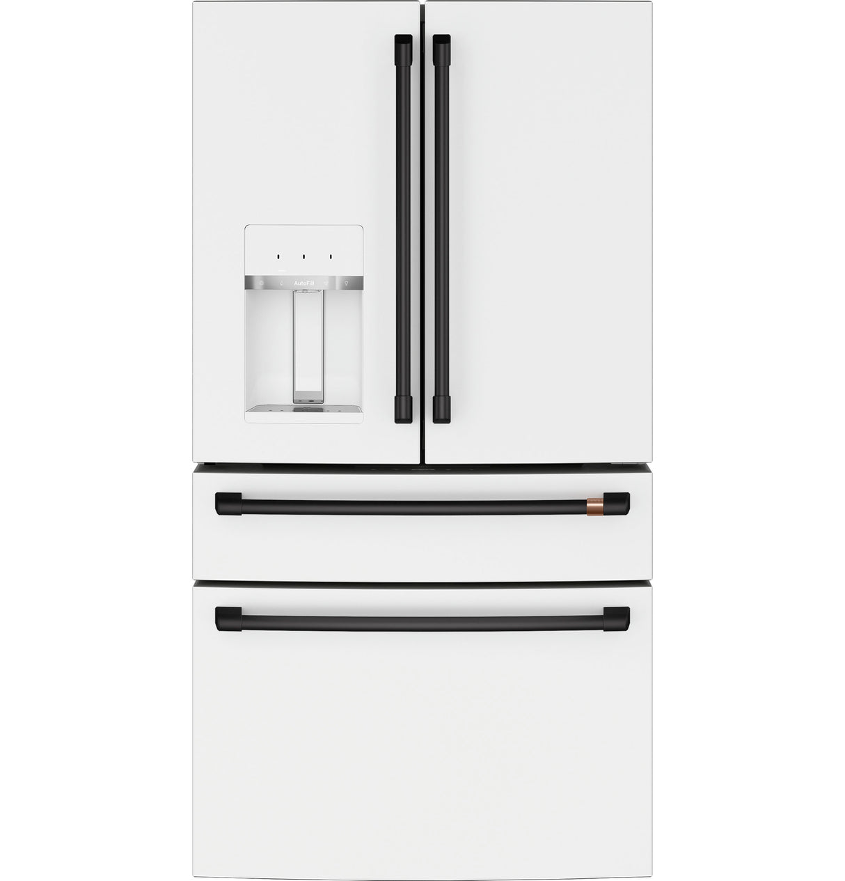 CAFE Caf? 22.3 Cu. Ft. Smart Counter-depth 4-door French-door Refrigerator - Matte White (CXE22DP4PW2)