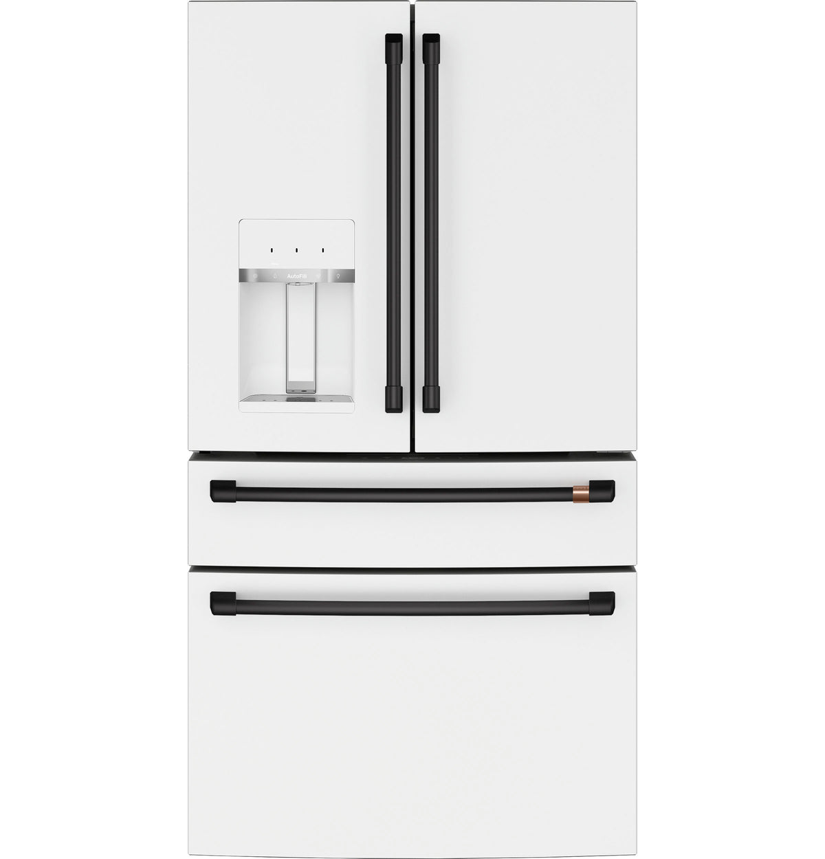 CAFE Caf? 22.3 Cu. Ft. Smart Counter-depth 4-door French-door Refrigerator - Matte White (CXE22DP4PW2)
