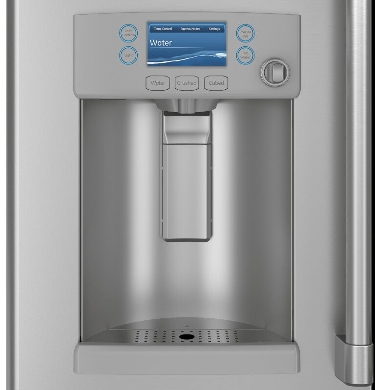 CAFE Caf? 22.1 Cu. Ft. Smart Counter-depth French-door Refrigerator With Hot Water Dispenser - Stainless Steel (CYE22TP2MS1)