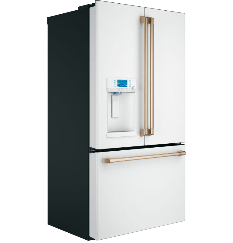 Cafe Caf? 22.1 Cu. Ft. Smart Counter-depth French-door Refrigerator With Hot Water Dispenser - Matte White (CYE22TP4MW2)